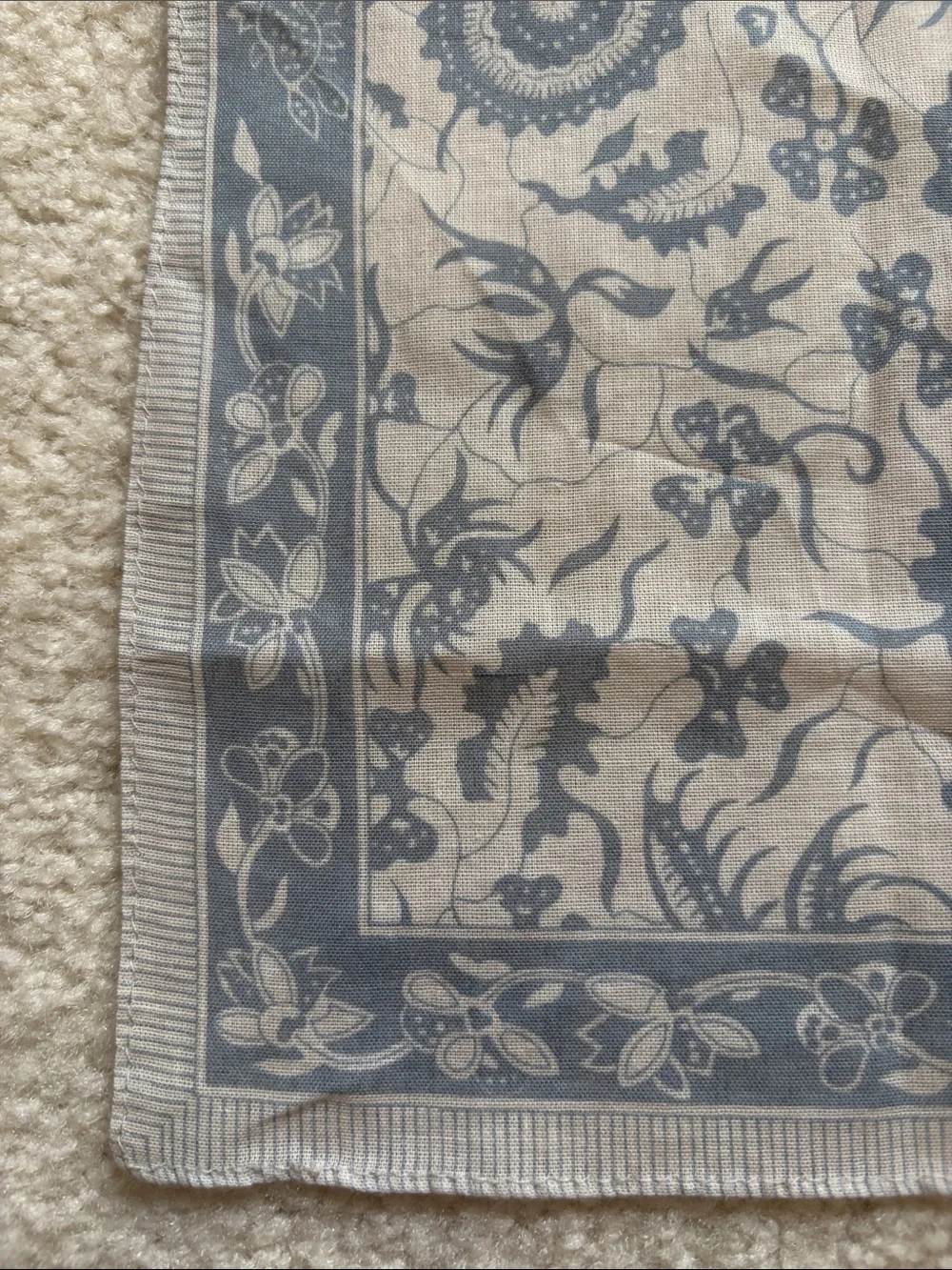 Banana Republic Blue Floral Scarf